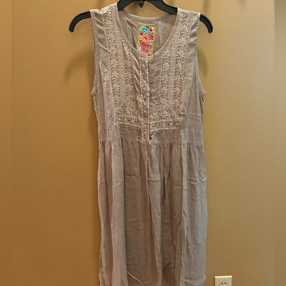 Johnny Was Floral Embroidered dress